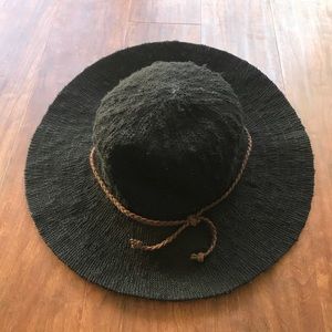 Forever 21 Black Floppy Boho Hat